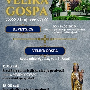 Proslava Velike Gospe u Stenjevcu